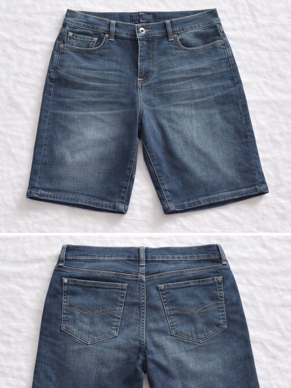Lucky Brand Women's Mid-Rise Blue Jean Shorts